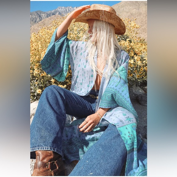 🦅SOLD🦅 Spell & The Gypsy Collective Desert Wanderer Kimono One Size - Picture 5 of 12